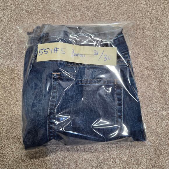 relaxed vintage everyday timeless Classic Straight Denim Bonobos Jeans 31/30 - Picture 14 of 14